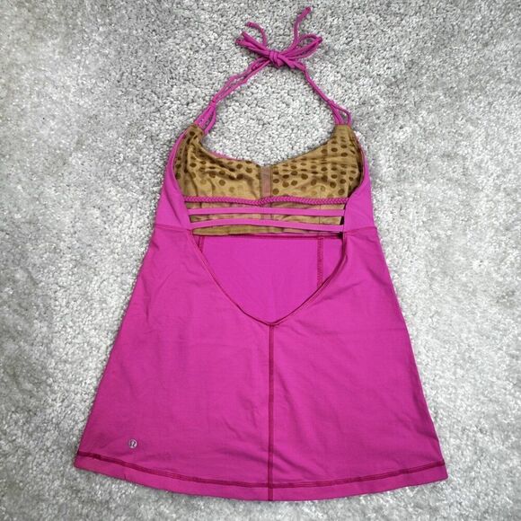 Lululemon Wandering Yogi Halter Tank Pink - Picture 3 of 9